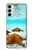 W1679 Starfish Sea Beach Hard Case and Leather Flip Case For Samsung Galaxy M14