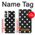 W2299 Black Polka Dots Hard Case and Leather Flip Case For Samsung Galaxy M14