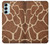 W2326 Giraffe Skin Hard Case and Leather Flip Case For Samsung Galaxy M14