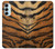 W2962 Tiger Stripes Graphic Printed Hard Case and Leather Flip Case For Samsung Galaxy M14