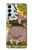 W3138 Cute Baby Sloth Paint Hard Case and Leather Flip Case For Samsung Galaxy M14