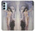 W3353 Gustav Klimt Allegory of Sculpture Hard Case and Leather Flip Case For Samsung Galaxy M14