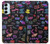 W3433 Vintage Neon Graphic Hard Case and Leather Flip Case For Samsung Galaxy M14