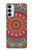 W3694 Hippie Art Pattern Hard Case and Leather Flip Case For Samsung Galaxy M14