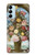 W3749 Vase of Flowers Hard Case and Leather Flip Case For Samsung Galaxy M14