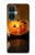 W1083 Pumpkin Spider Candles Halloween Hard Case and Leather Flip Case For OnePlus Nord CE 3 Lite, Nord N30 5G