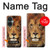 W2870 Lion King of Beasts Hard Case and Leather Flip Case For OnePlus Nord CE 3 Lite, Nord N30 5G