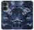 W2959 Navy Blue Camo Camouflage Hard Case and Leather Flip Case For OnePlus Nord CE 3 Lite, Nord N30 5G