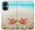 W3212 Sea Shells Starfish Beach Hard Case and Leather Flip Case For OnePlus Nord CE 3 Lite, Nord N30 5G