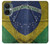 W3297 Brazil Flag Vintage Football Graphic Hard Case and Leather Flip Case For OnePlus Nord CE 3 Lite, Nord N30 5G