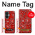 W3354 Red Classic Bandana Hard Case and Leather Flip Case For OnePlus Nord CE 3 Lite, Nord N30 5G