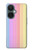 W3849 Colorful Vertical Colors Hard Case and Leather Flip Case For OnePlus Nord CE 3 Lite, Nord N30 5G