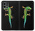 W0125 Green Madagascan Gecko Hard Case and Leather Flip Case For Motorola Moto G Stylus 5G (2023)