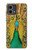 W0513 Peacock Hard Case and Leather Flip Case For Motorola Moto G Stylus 5G (2023)