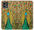 W0513 Peacock Hard Case and Leather Flip Case For Motorola Moto G Stylus 5G (2023)