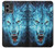 W0752 Blue Fire Grim Wolf Hard Case and Leather Flip Case For Motorola Moto G Stylus 5G (2023)