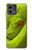 W0785 Green Snake Hard Case and Leather Flip Case For Motorola Moto G Stylus 5G (2023)