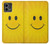 W1146 Yellow Sun Smile Hard Case and Leather Flip Case For Motorola Moto G Stylus 5G (2023)