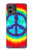 W1870 Tie Dye Peace Hard Case and Leather Flip Case For Motorola Moto G Stylus 5G (2023)