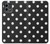 W2299 Black Polka Dots Hard Case and Leather Flip Case For Motorola Moto G Stylus 5G (2023)