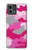 W2525 Pink Camo Camouflage Hard Case and Leather Flip Case For Motorola Moto G Stylus 5G (2023)