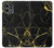 W2896 Gold Marble Graphic Printed Hard Case and Leather Flip Case For Motorola Moto G Stylus 5G (2023)
