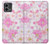 W3036 Pink Sweet Flower Flora Hard Case and Leather Flip Case For Motorola Moto G Stylus 5G (2023)