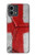 W3316 England Flag Vintage Football Graphic Hard Case and Leather Flip Case For Motorola Moto G Stylus 5G (2023)