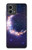 W3324 Crescent Moon Galaxy Hard Case and Leather Flip Case For Motorola Moto G Stylus 5G (2023)