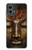W3874 Buddha Face Ohm Symbol Hard Case and Leather Flip Case For Motorola Moto G Stylus 5G (2023)