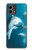 W3878 Dolphin Hard Case and Leather Flip Case For Motorola Moto G Stylus 5G (2023)