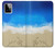 W0912 Relax Beach Hard Case and Leather Flip Case For Motorola Moto G Power (2023) 5G