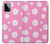 W3500 Pink Floral Pattern Hard Case and Leather Flip Case For Motorola Moto G Power (2023) 5G