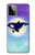 W3807 Killer Whale Orca Moon Pastel Fantasy Hard Case and Leather Flip Case For Motorola Moto G Power (2023) 5G