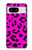 W1850 Pink Leopard Pattern Hard Case and Leather Flip Case For Google Pixel 8