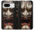 W2112 Hannya Demon Mask Hard Case and Leather Flip Case For Google Pixel 8