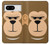 W2721 Cute Grumpy Monkey Cartoon Hard Case and Leather Flip Case For Google Pixel 8