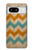 W3033 Vintage Wood Chevron Graphic Printed Hard Case and Leather Flip Case For Google Pixel 8