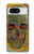W3359 Vincent Van Gogh Skull Hard Case and Leather Flip Case For Google Pixel 8