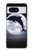 W3510 Dolphin Moon Night Hard Case and Leather Flip Case For Google Pixel 8