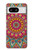 W3694 Hippie Art Pattern Hard Case and Leather Flip Case For Google Pixel 8