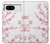 W3707 Pink Cherry Blossom Spring Flower Hard Case and Leather Flip Case For Google Pixel 8