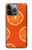 W3946 Seamless Orange Pattern Hard Case and Leather Flip Case For iPhone 14 Pro Max