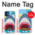 W3947 Shark Helicopter Cartoon Hard Case and Leather Flip Case For iPhone 12 mini
