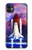 W3913 Colorful Nebula Space Shuttle Hard Case and Leather Flip Case For iPhone 11