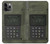 W3959 Military Radio Graphic Print Hard Case and Leather Flip Case For iPhone 11 Pro