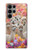 W3916 Alpaca Family Baby Alpaca Hard Case and Leather Flip Case For Samsung Galaxy S23 Ultra