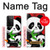 W3929 Cute Panda Eating Bamboo Hard Case and Leather Flip Case For Samsung Galaxy S21 Ultra 5G