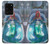 W3912 Cute Little Mermaid Aqua Spa Hard Case and Leather Flip Case For Samsung Galaxy S20 Ultra