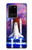 W3913 Colorful Nebula Space Shuttle Hard Case and Leather Flip Case For Samsung Galaxy S20 Ultra